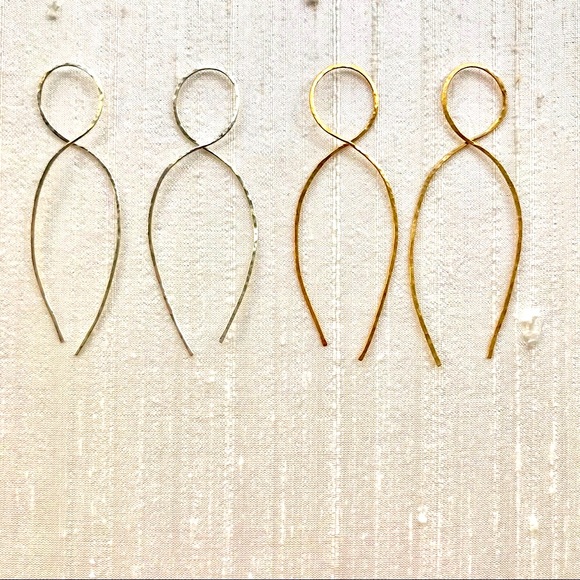 Artisan Made Sterling Silver Earrings - Picture 3 of 5